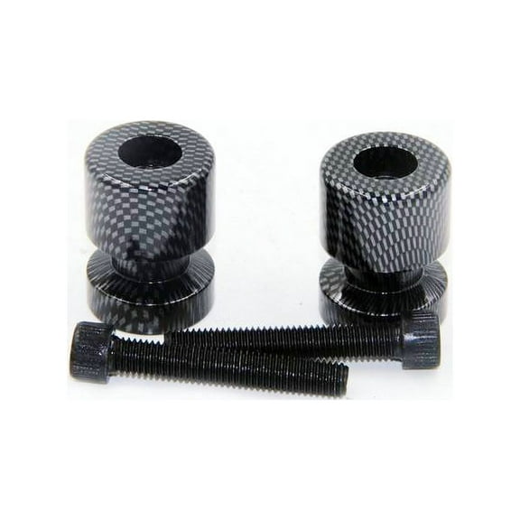 HTT-MOTOR Carbon Flat Swingarm Spools No logo 8mm Thread For Honda CBR954RR 2002-2003/ Suzuki GSXR 1100 1992-1998/ Ducati 749R 2004-2006