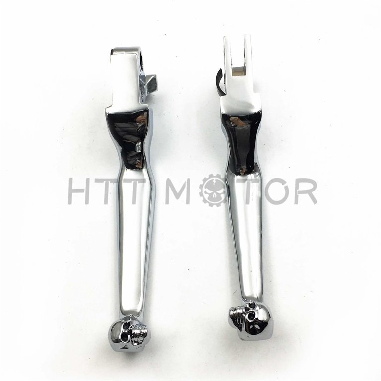 HTT-MOTOR Chrome Brake Clutch Lever Fit For Harley Davidson Xl Sportster  883 1200 Softail