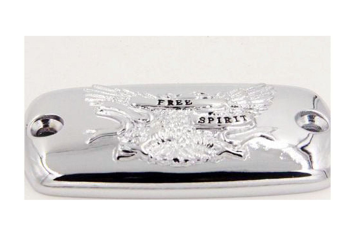 HTTMOTOR Chrome Brake Fluid Reservoir Cap Cover "Free Spirit" Eagle Engraved For Honda Valkyrie