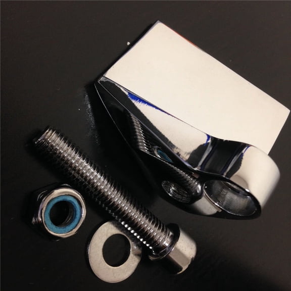 HTT-MOTOR Chrome Right Mirror Adapter Fit Harley Fat Bob CVO FXDFSE FXDF EFI FXDWG FXSTSB