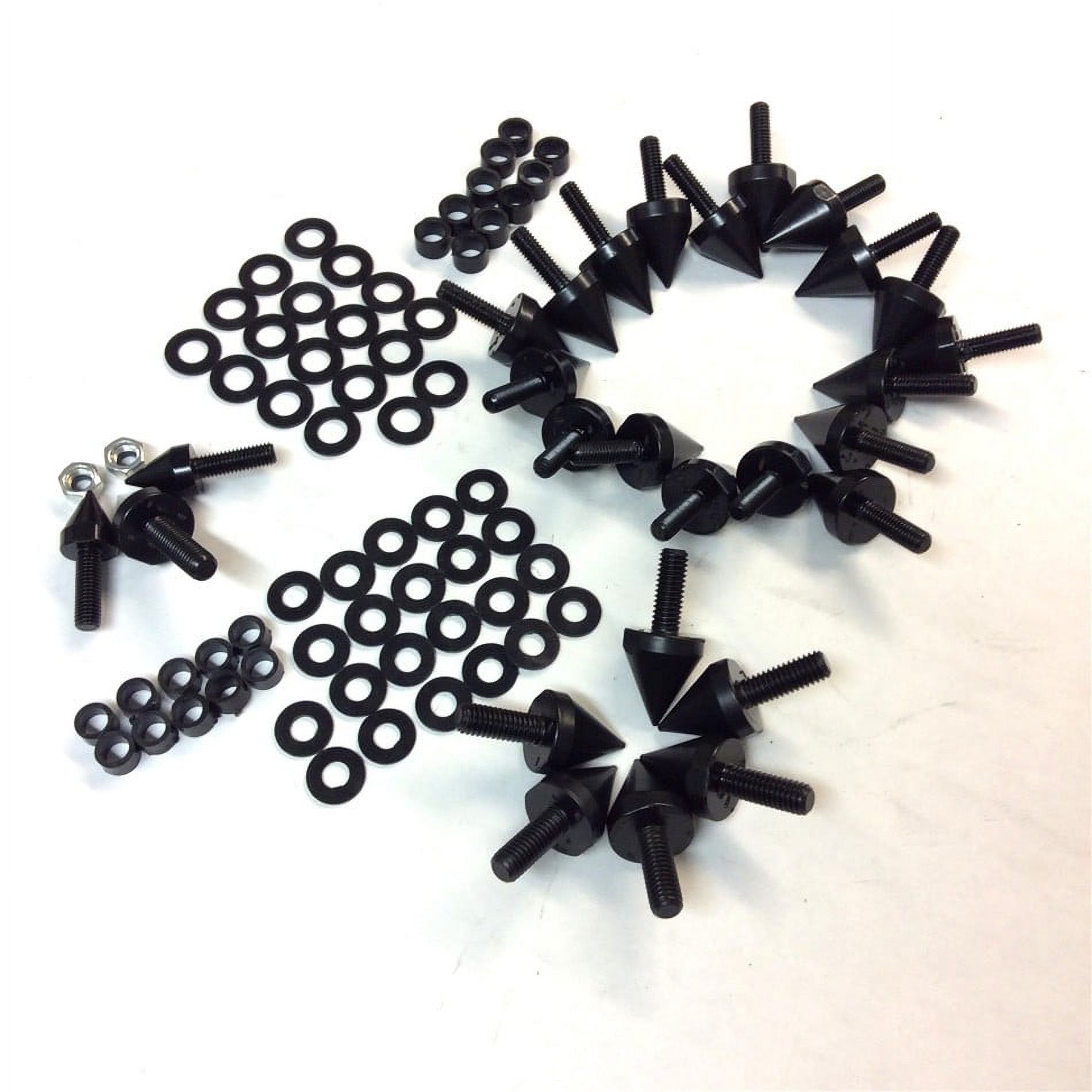 HTTMOTOR Motorbike Spike Black Fairing Bolts Kit For 19931999 Honda