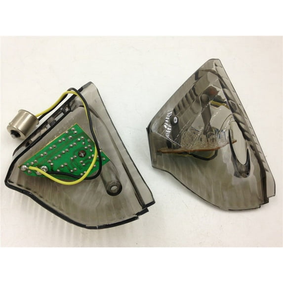 HTT-MOTOR Motorcycle Smoke Led Signal Tail Light Cover For Suzuki Gsx-R 1000 2005 2006