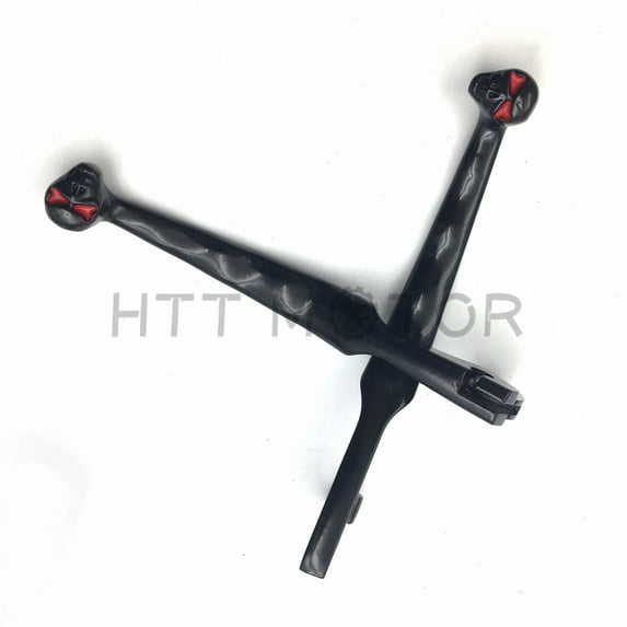 HTT-MOTOR New BLACK Brake Clutch Skull Lever For Yamaha Xv250 Xv535 Xv700 Xv750 Xv1000