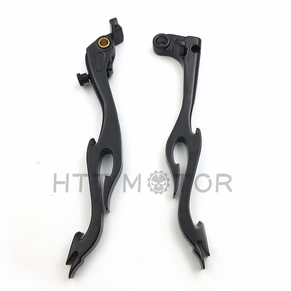 HTT-MOTOR New Black Brake Clutch Flame Lever For Yamaha 2004-2012 Yzfr1 R1 2005-2012 Yzfr6