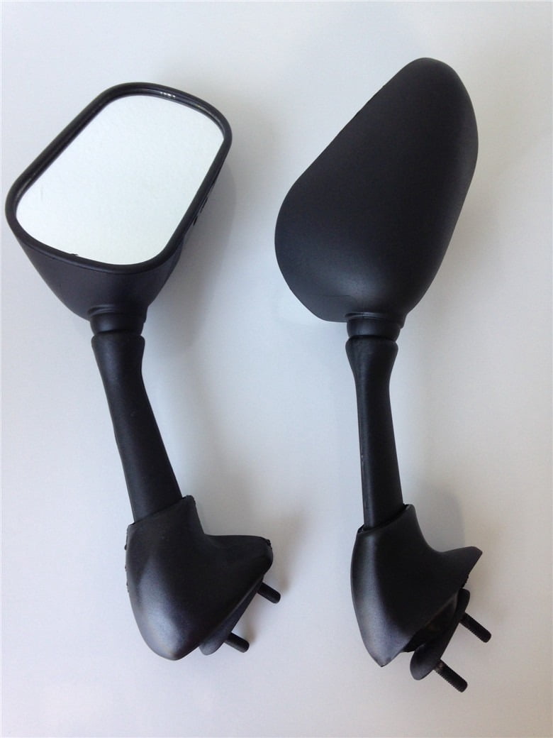 LED Turn Signal Mirrors For Yamaha YZF-R6 (1999-2009) & R1 (1998-2009) - Matte Black, Pair