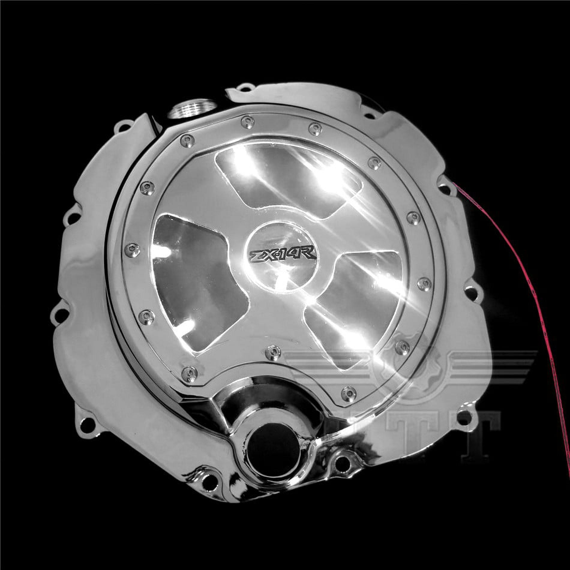 kntsページ HTT Motorcycle Chrome Right Side Engine Clutch Cover with