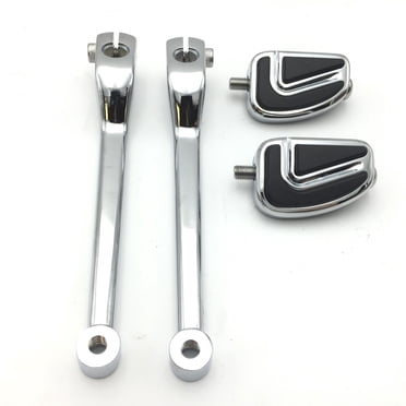 Edge Cut Shift Lever & Foot Pegs - CNC Aluminum Grips For Harley Davidson Motorcycles