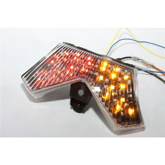 HTT Motorcycle Led Tail Light Brake Light For 2006-2011 Kawasaki Ninja Zx-14 Zx1400 Zzr1400 Smoke