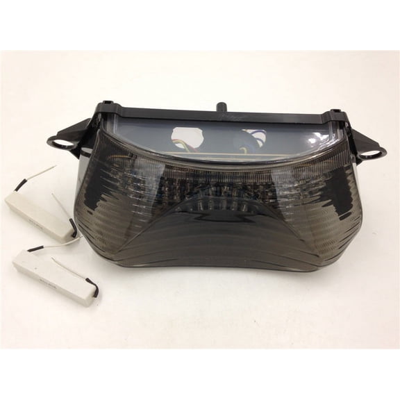 HTT Motorcycle Smoke Led Tail Light Brake Light with Integrated Turn Signals Indicators For 1998-2005 Honda Super Hawk / VTR1000 / VTR1000F