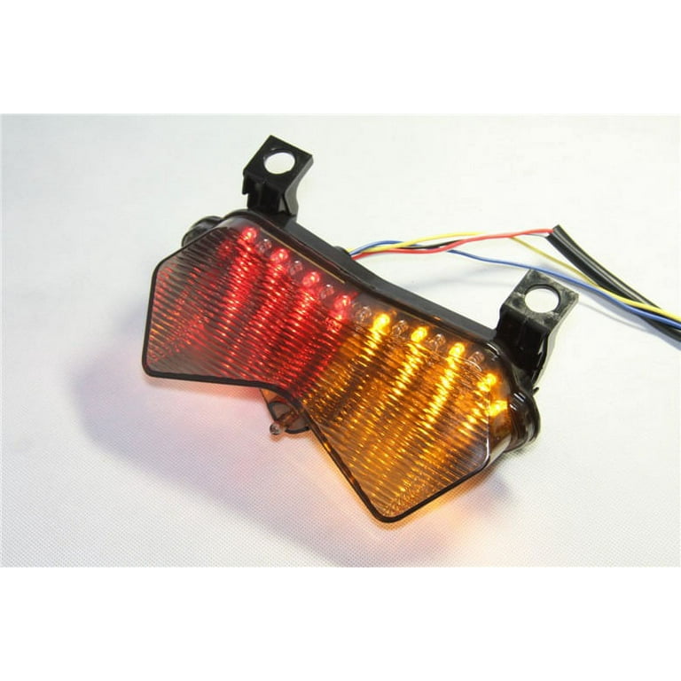 HTT Motorcycle Smoke Lens LED Tail Light For Kawasaki Ninja