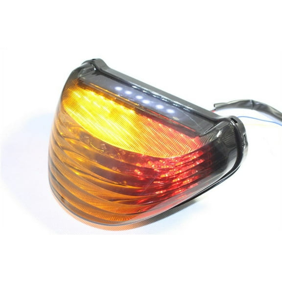 HTT Motorcycle Tail Light Brake Light Turn Signals For 2000 2001 2002 2003 2004 2005 Kawasaki Ninja ZX-12R ZX1200 Smoke