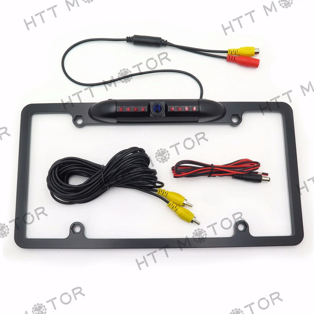 Atf Camera Frame HTTMT- 170? Viewing Angle Universal Car License Plate Frame Mount Rear ...