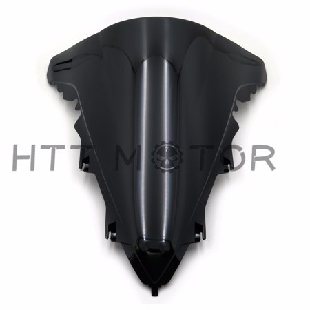 HTTMT- 2009-2014 YAMAHA YZF-R1 YZF R1 SMOKE BLACK DOUBLE BUBBLE WINDSCREEN WINDSHIELD