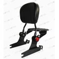 thumbnail image 1 of HTTMT- Adjustable Backrest Sissy Bar Luggage Rack for HD Softail 00-06 Black, 1 of 5