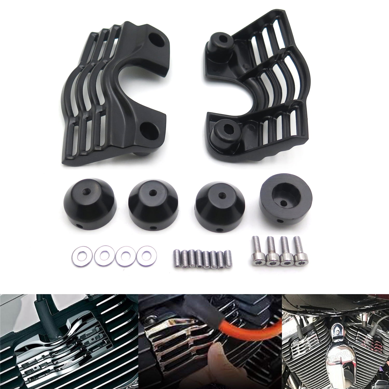 Cache-phare Sourcils Compat. Harley Davidson Road Glide 15-22