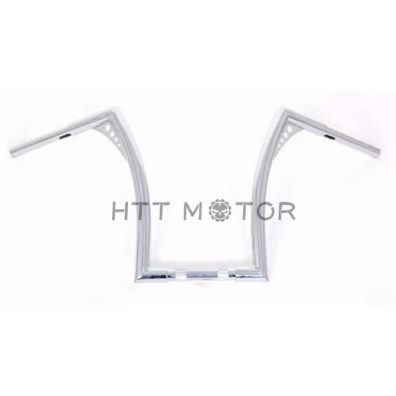 HTTMT- CHROME APE HANGERS 1-1/4" 14" RISE Handle bar HARLEY Softail Chopper Sportster
