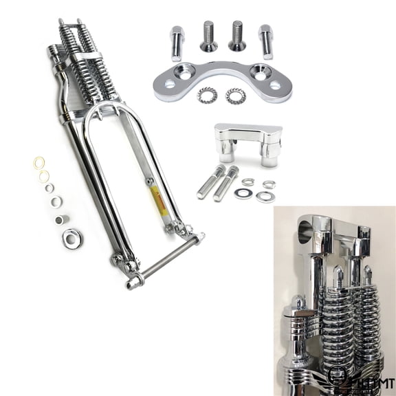 HTTMT- Replacement of 26" Springer Front End Handlebar Adapter 2" Riser Compatible with Harley Sportster Softail