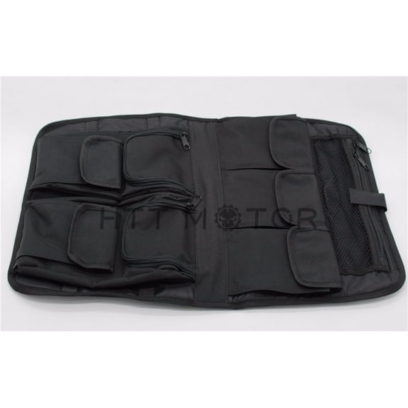 HTTMT- Tour Pack Lid Organizer Soft Black Bag For Harley Davidson Touring