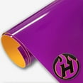 thumbnail image 1 of HTV4U BoldFlex Heat Transfer Vinyl (Purple with Yellow, 20" x 25 Yards) - 700 Micron Thick Bold Dimension with Flair to Craft, Heat Press, Transfer, Iron on Vinyl for Shirts and Garments, 1 of 3