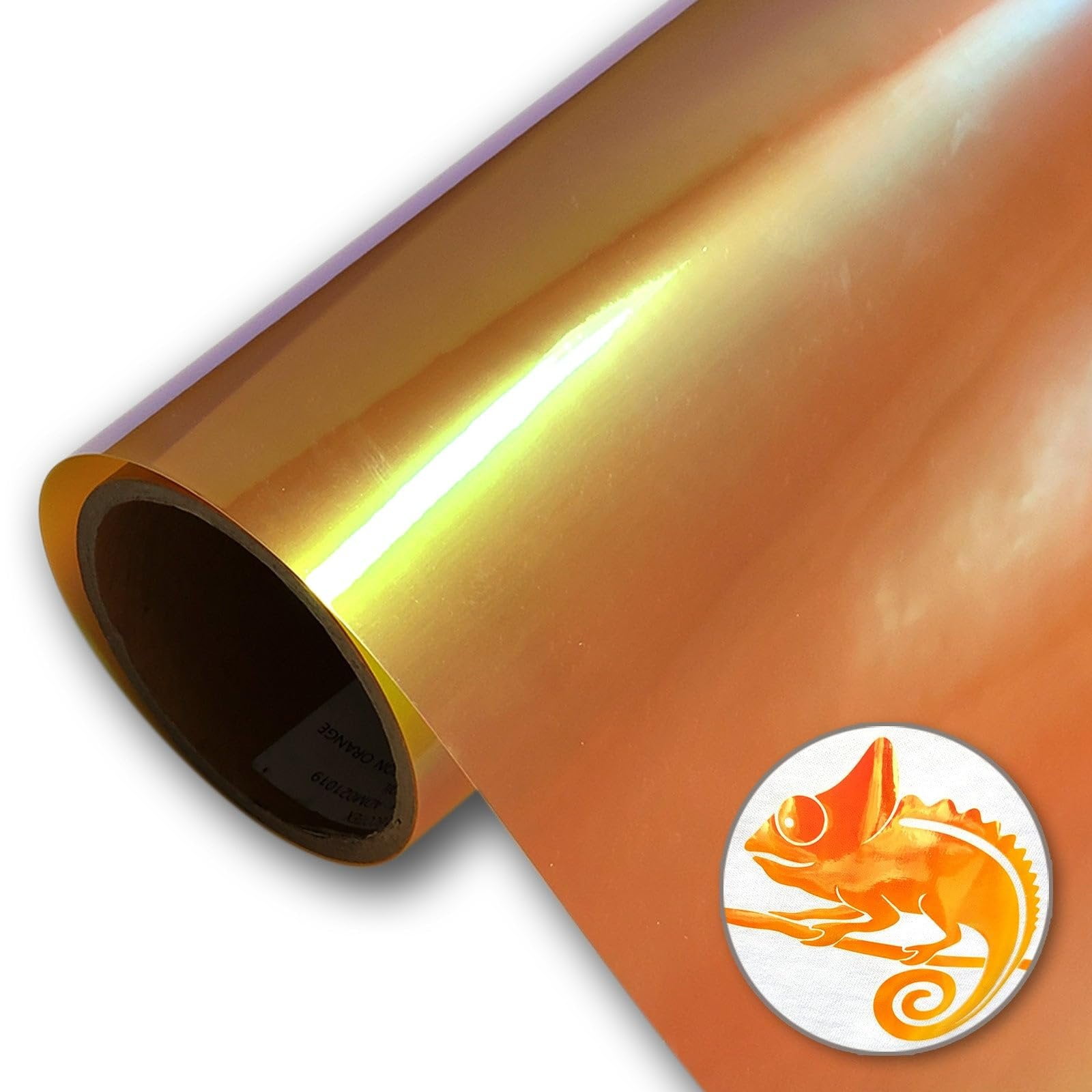 HTV4U Chameleon Gradient Heat Transfer Vinyl Chamleon Orange, 20" x 10 Yards - Dynamic Gleaming Shifting Colors to Craft, Heat Press, Transfer, Iron on Vinyl for Custom Shirts and Garments
