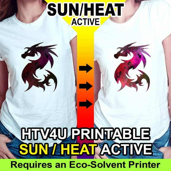 HTV4U Printable Sun/Heat Active 20" 1 Foot