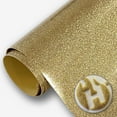 thumbnail image 1 of HTV4U Puff Glitter Transfer Vinyl Glitter Gold, 20" x 10 Yards - 3D Puffy Heat Press Transfer Film, DIY Craft Iron on Vinyl for Shirts and Garments, 1 of 8