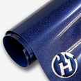 thumbnail image 1 of HTV4U Puff Glitter Transfer Vinyl Glitter Royal Blue, 20" x 54 Yards - 3D Puffy Heat Press Transfer Film, DIY Craft Iron on Vinyl for Shirts and Garments, 1 of 7