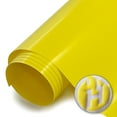 HTV4U Puff Heat Transfer Vinyl (Lemon Yellow, 20" x 3 Yards) 3D Puffy
