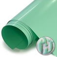 HTV4U Puff Heat Transfer Vinyl (Mint, 20" x 54 Yards) DIY Craft Iron
