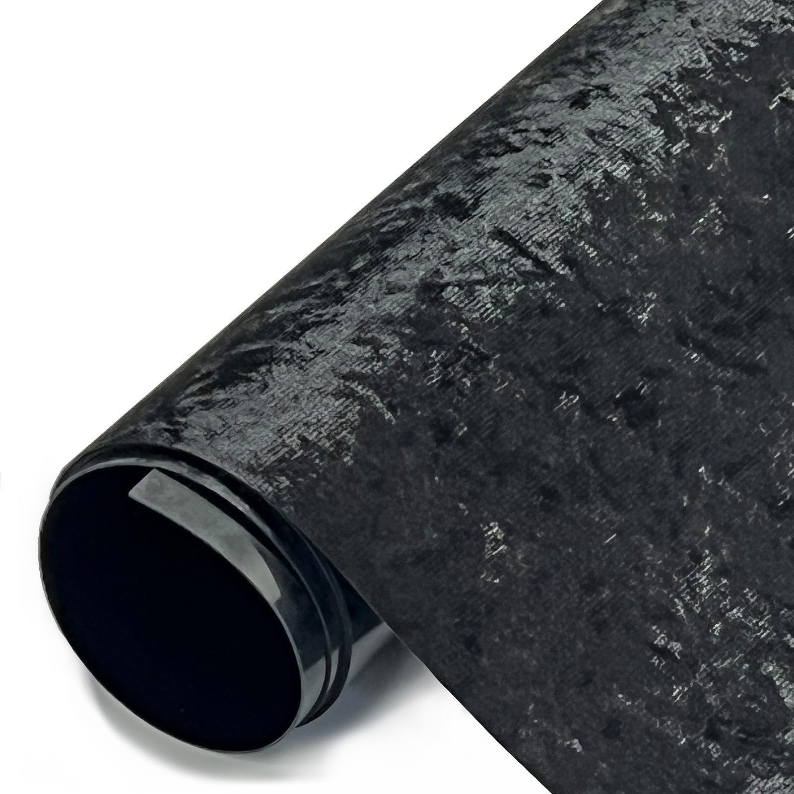 HTV4U Velvet Heat Transfer Vinyl Soft Suede Smooth Feel Black, 19.25" x 5 Yards - Heat Press, Iron on, Craft, DIY for Custom Shirts and Garments