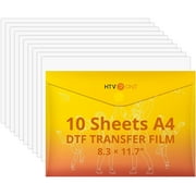 HTVRONT 10pc A3(11.7" x 8.3") DTF Transfer Film for Sublimation Paper with Dark Fabric