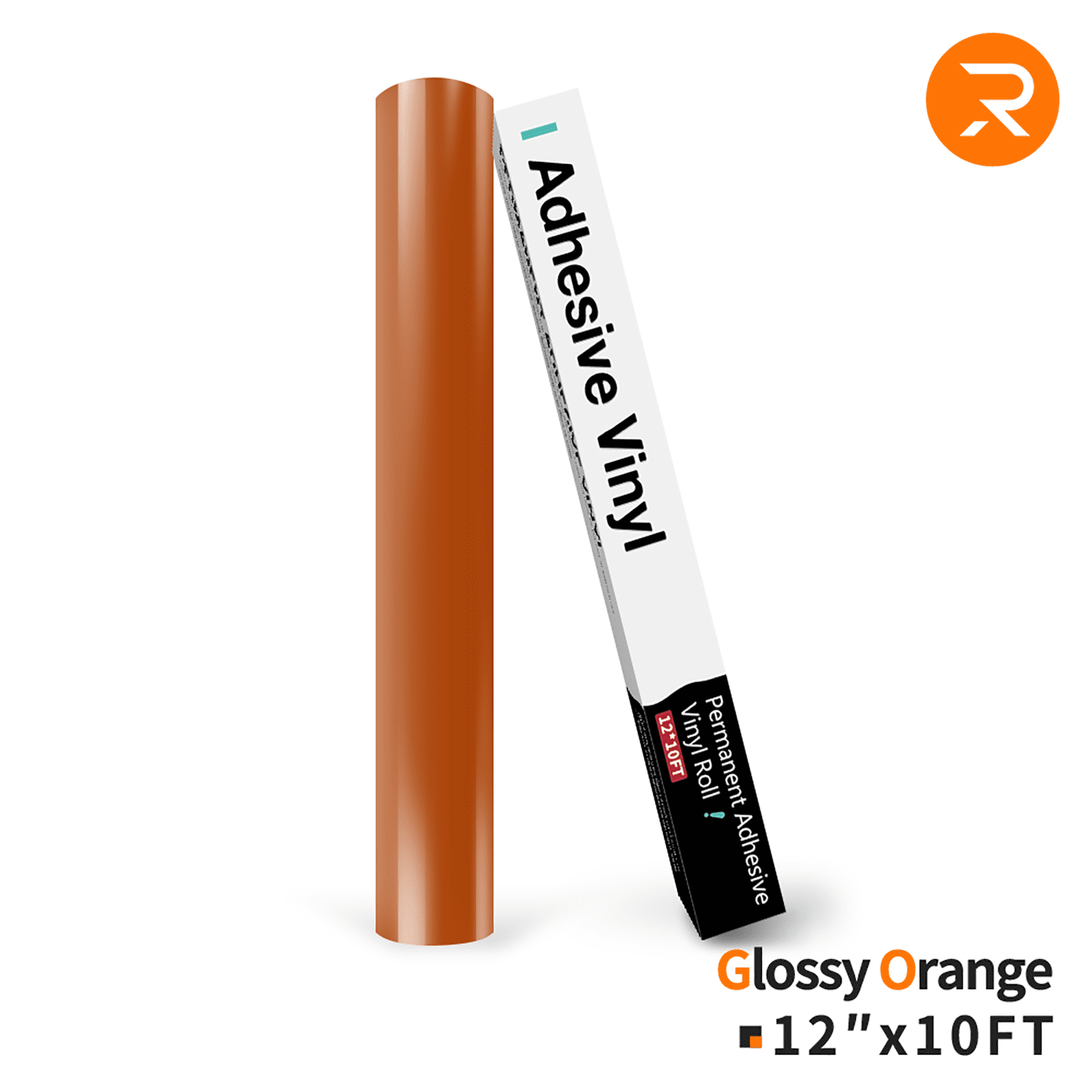 HTVRONT Fluorescent Orange Heat Transfer Vinyl Rolls-12 x 10FT