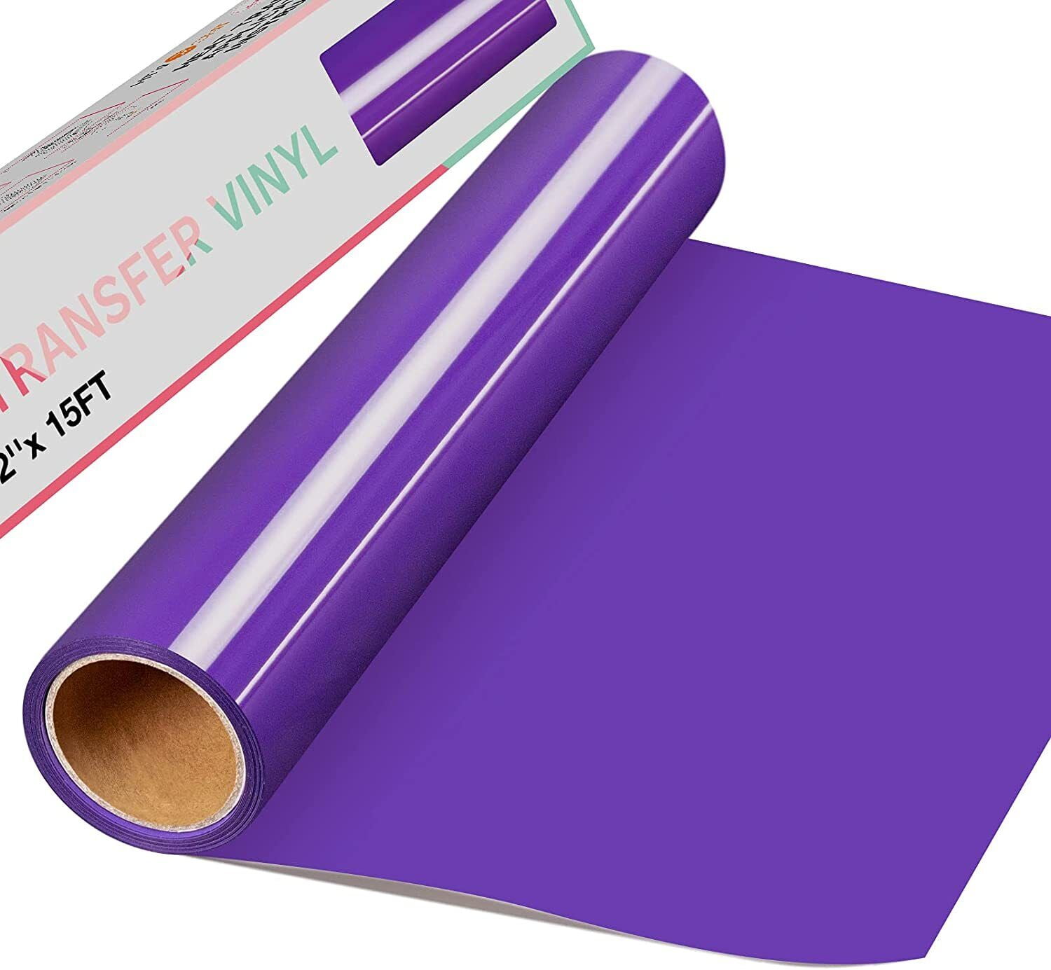 HTVRONT 54 Sheets 12 x 10 HTV Heat Transfer Vinyl Bundles Iron on for  T-Shirts, Clothing and Textiles, Easy Transfers, Includes HTV Accessories