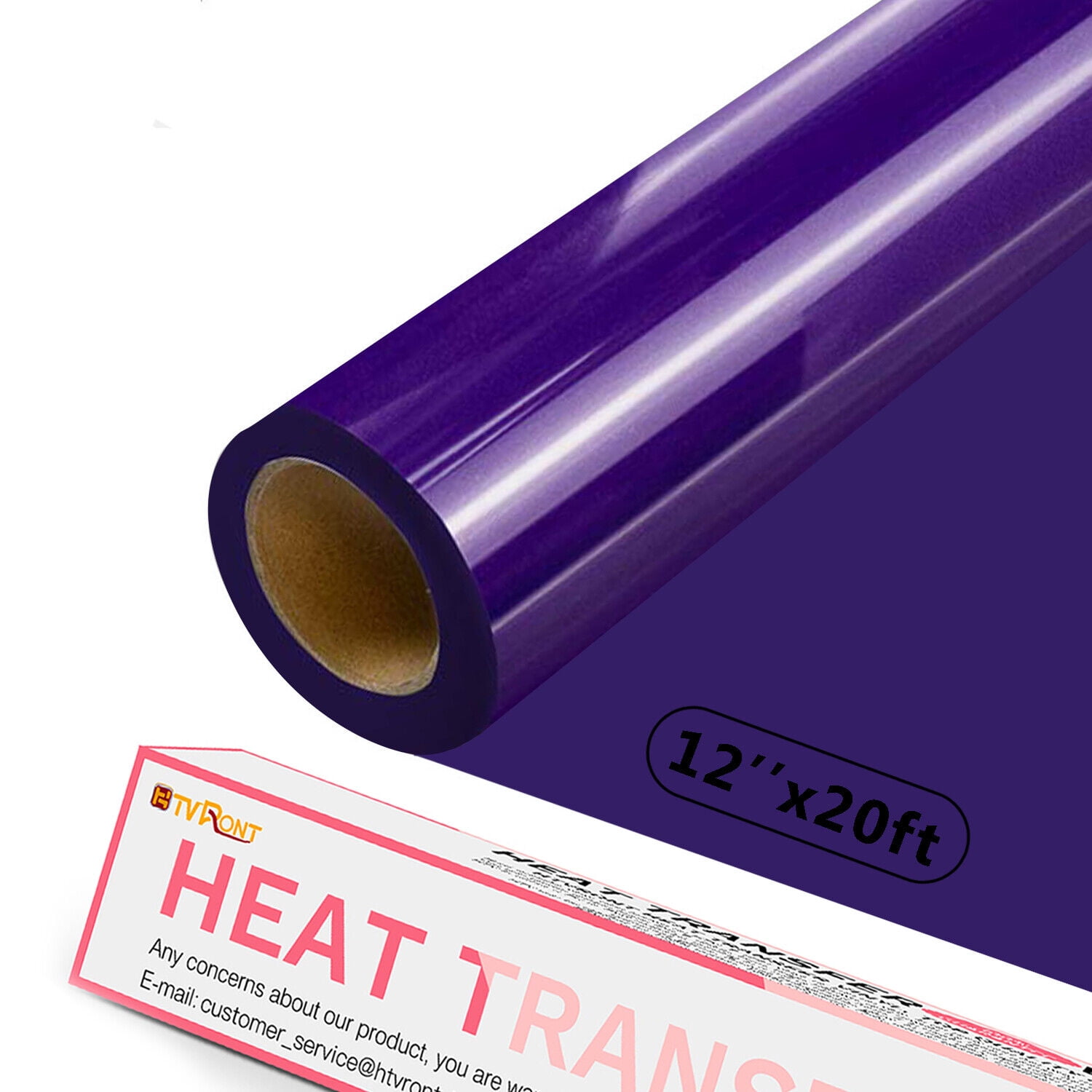 HTVRONT HEAT TRANSFER VINYL Roll Iron on HTV 12x 20ft for Cricut  Silhouette US