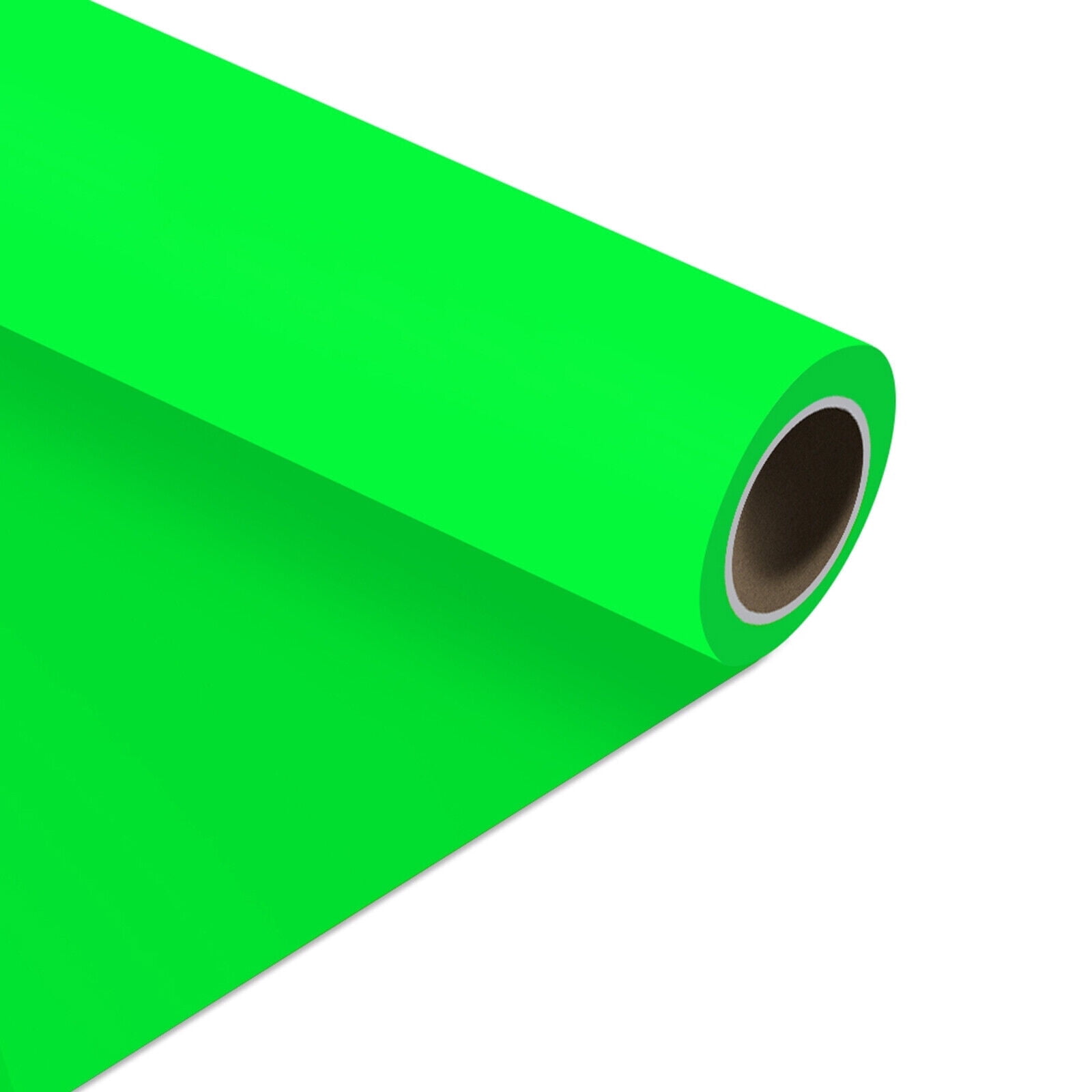 HTVRONT 12" x 30FT Heat Transfer Vinyl Fluorescent Green HTV Rolls