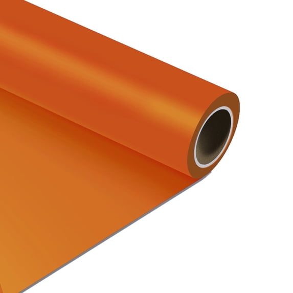 HTVRONT 12" x 30FT Heat Transfer Vinyl Orange Red HTV Rolls For T-Shirts