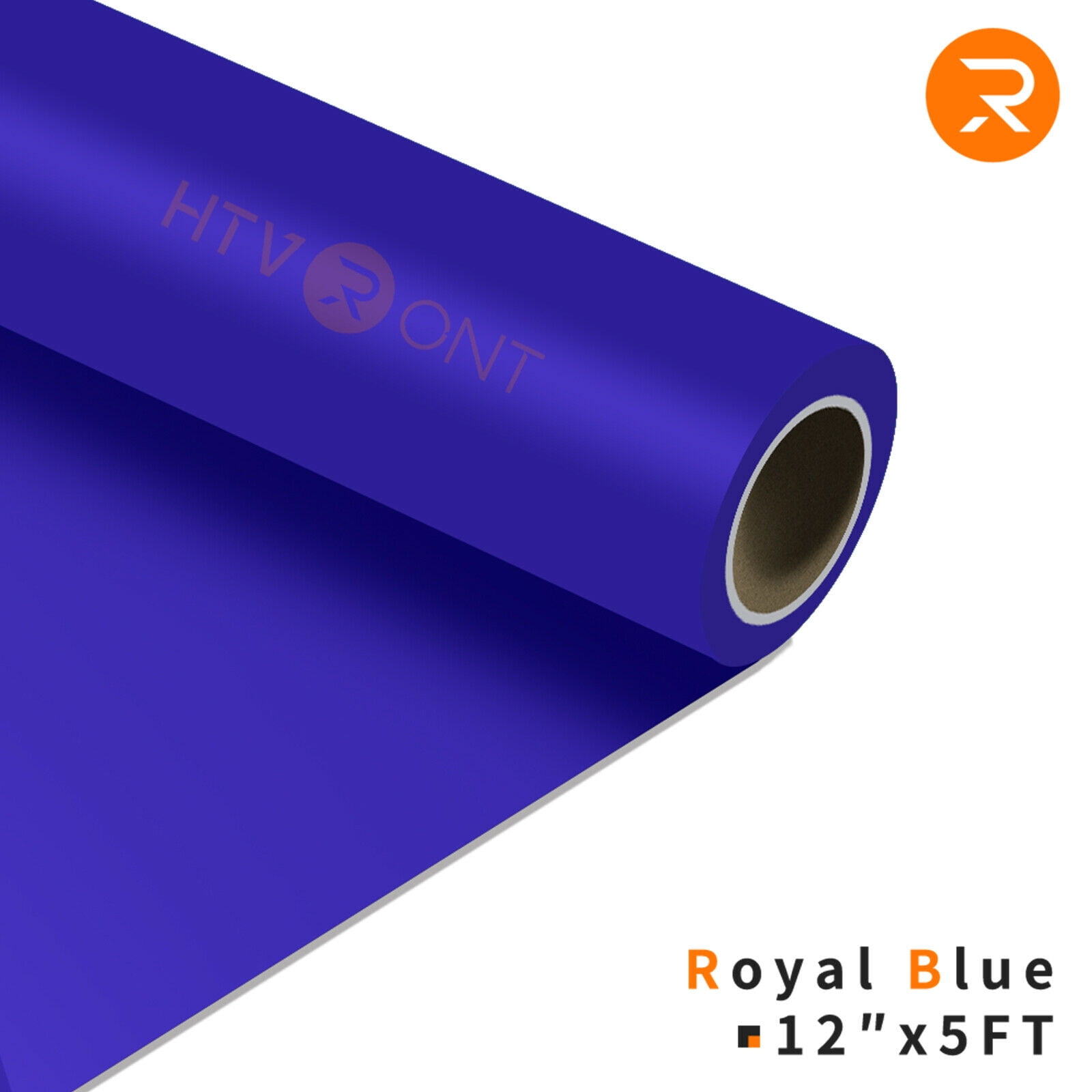 HTVRONT 12 x 5FT Heat Transfer Vinyl RoyaL Blue HTV Rolls for T-Shirts,  Clothing and Textiles, Easy Transfers