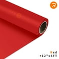 thumbnail image 1 of HTVRONT 12" x 5ft Heat Transfer Vinyl Red HTV Rolls for T-Shirts, Clothing and Textiles, Easy Transfers, 1 of 9