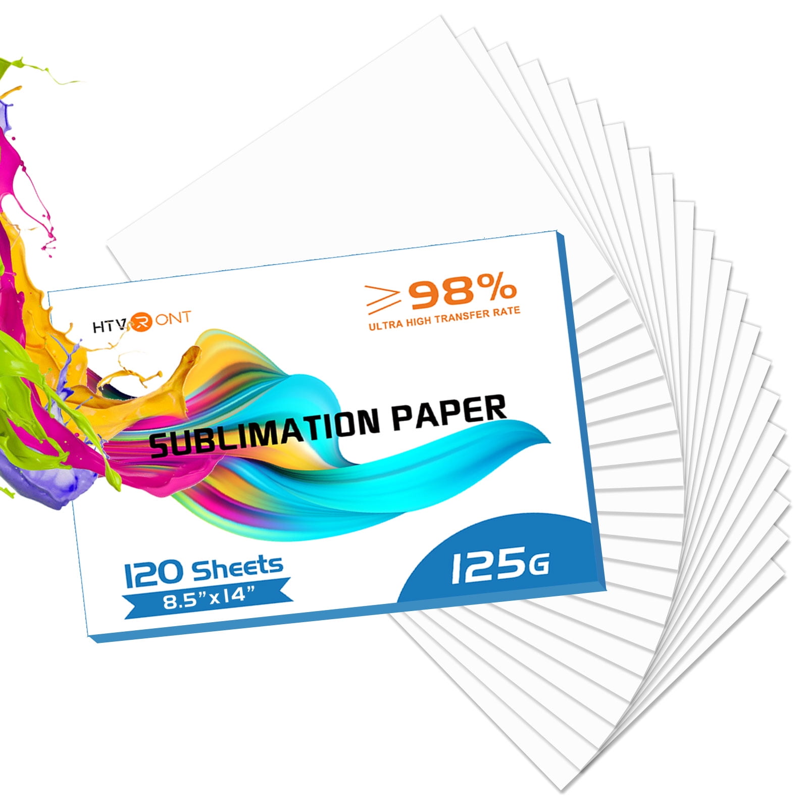 HTVRONT Sublimation Paper 8.5x14 inches - 150 Sheets Sublimation Paper  Compatible with Inkjet Printer 120gsm…