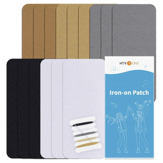 HTVRONT 15 PCS 4.92" x 11" Multicolor Iron on Patches for Clothing