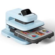 HTVRONT 15"x15" Automatic heat press Machine 2 , Professional Heat Press for Transfer Vinyl & Sublimation Project(Blue)