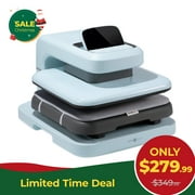 HTVRONT 15"x15" Automatic heat press Machine 2 , Professional Heat Press for Transfer Vinyl & Sublimation Project(Blue)