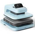 thumbnail image 1 of HTVRONT 15"x15" Automatic heat press Machine 2 , Professional Heat Press for Transfer Vinyl & Sublimation Project(Blue), 1 of 11