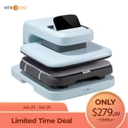 HTVRONT 15"x15" Automatic heat press Machine 2 , Professional Heat Press for Transfer Vinyl & Sublimation Project(Blue)