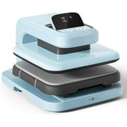 HTVRONT 15"x15" Automatic heat press Machine 2 , Professional Heat Press for Transfer Vinyl & Sublimation Project(Blue)