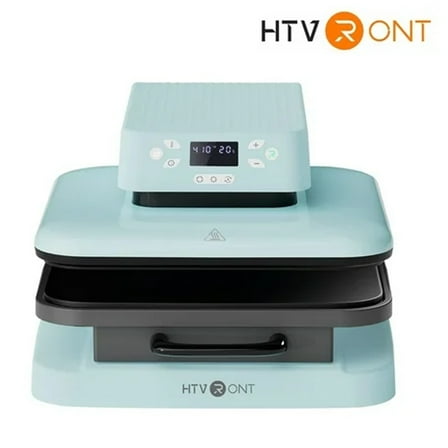 HTVRONT Automatic Heat Press Machine, Professional for Heat Transfer Projects, 15''x15'', Blue
