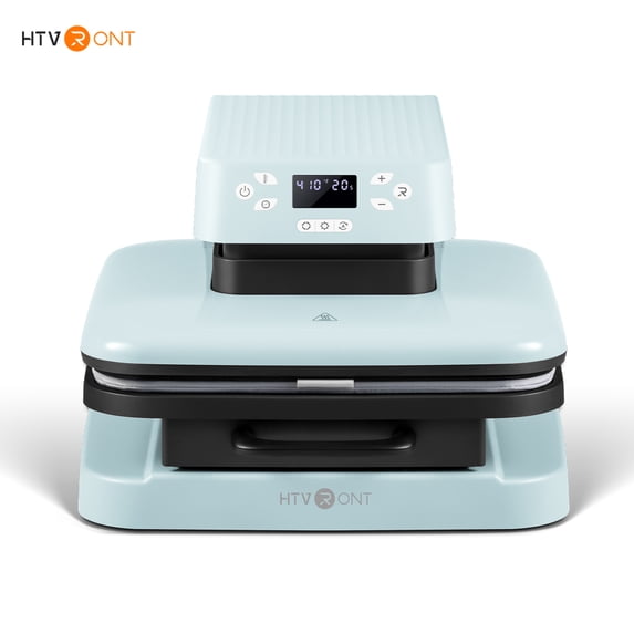 HTVRONT Automatic Heat Press Machine, Professional for Heat Transfer Projects, 15''x15'', Blue