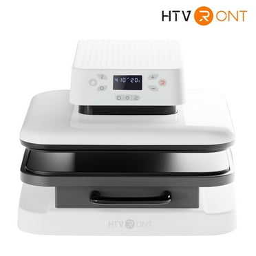 HTVRONT 1500W 15"x15" White Automatic Heat Press Machine for Transfer Vinyl & Sublimation Project