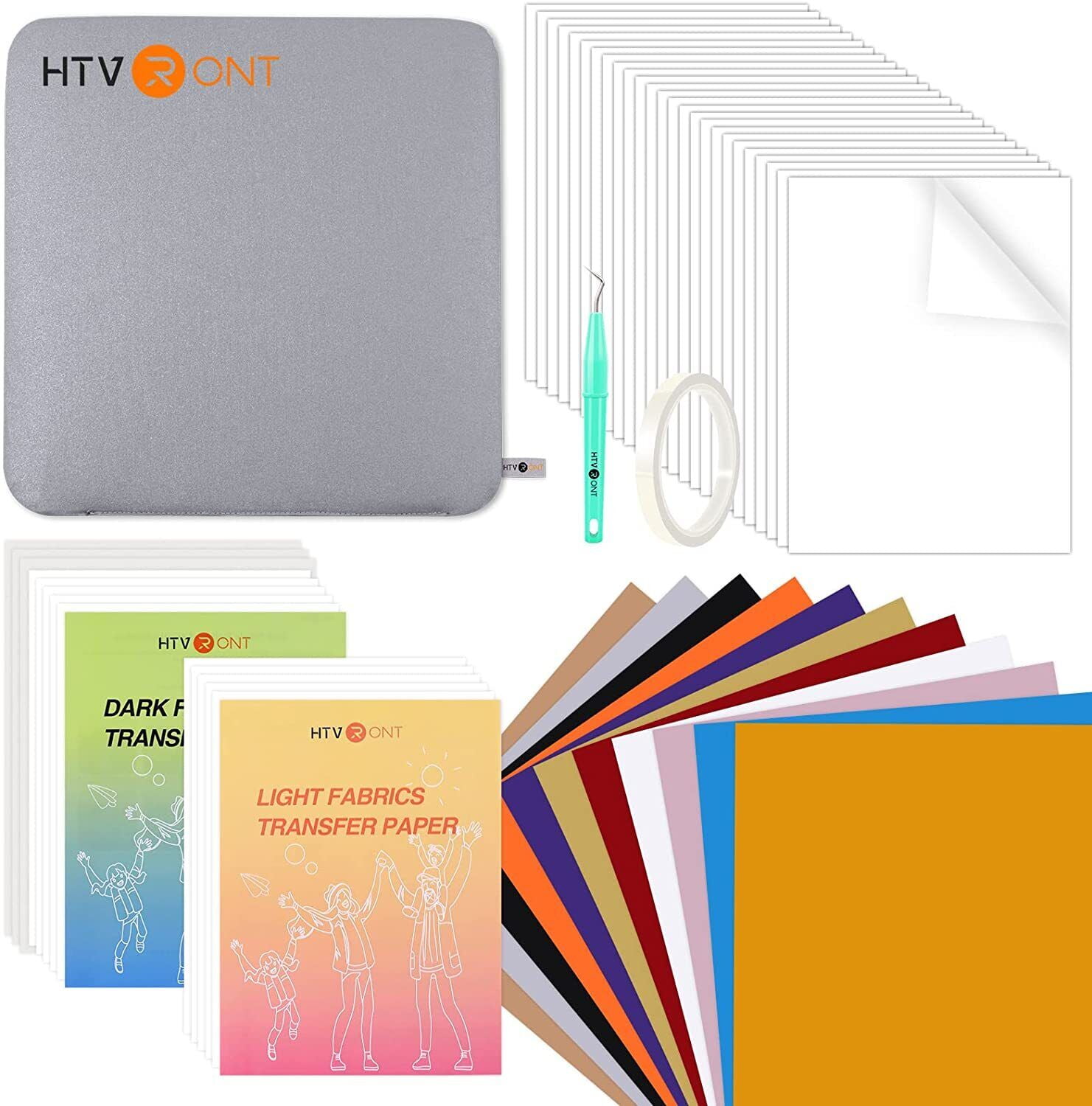 HTVRONT 52Pcs Heat Press Accessories for Cricut Easy Press Heat Press