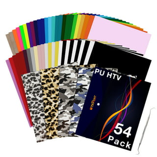 Metallic Heat Transfer Vinyl Sheets Permanent Foil Adhesive HTV Chrome Gold  Pink Pack